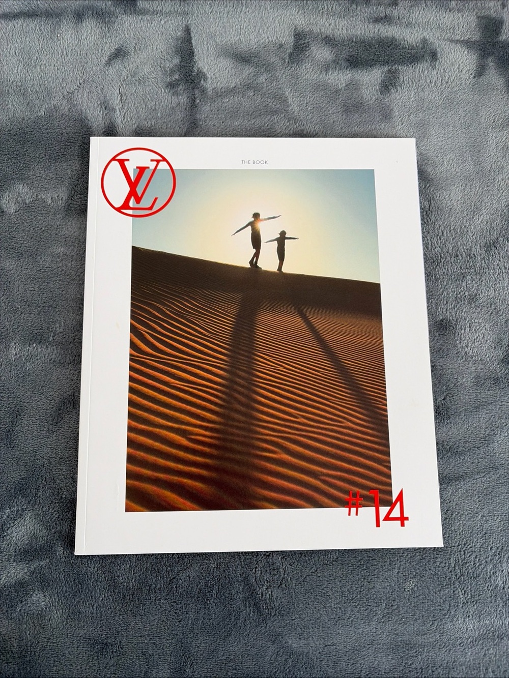Louis Vuitton White Photobook with Red Accents and Desert Cover